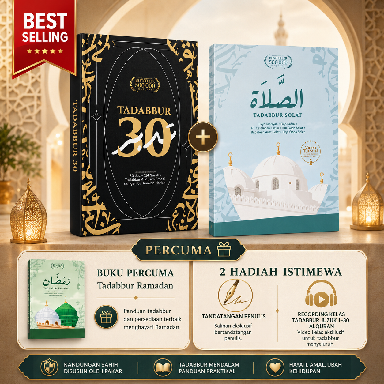 Set Jimat - 2x Buku Tadabbur